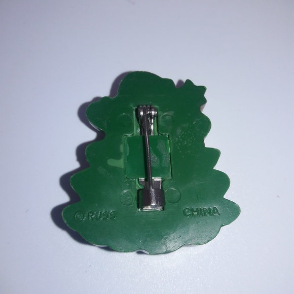Santa Christmas Tree Brooch - Picture 3 of 6